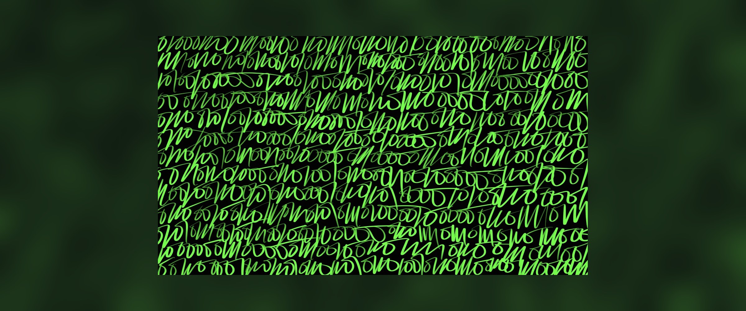 Cursive Binary (2018 – ongoing) — SASHA STILES